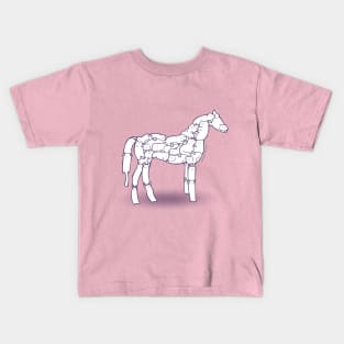 Trojan cat Kids T-Shirt